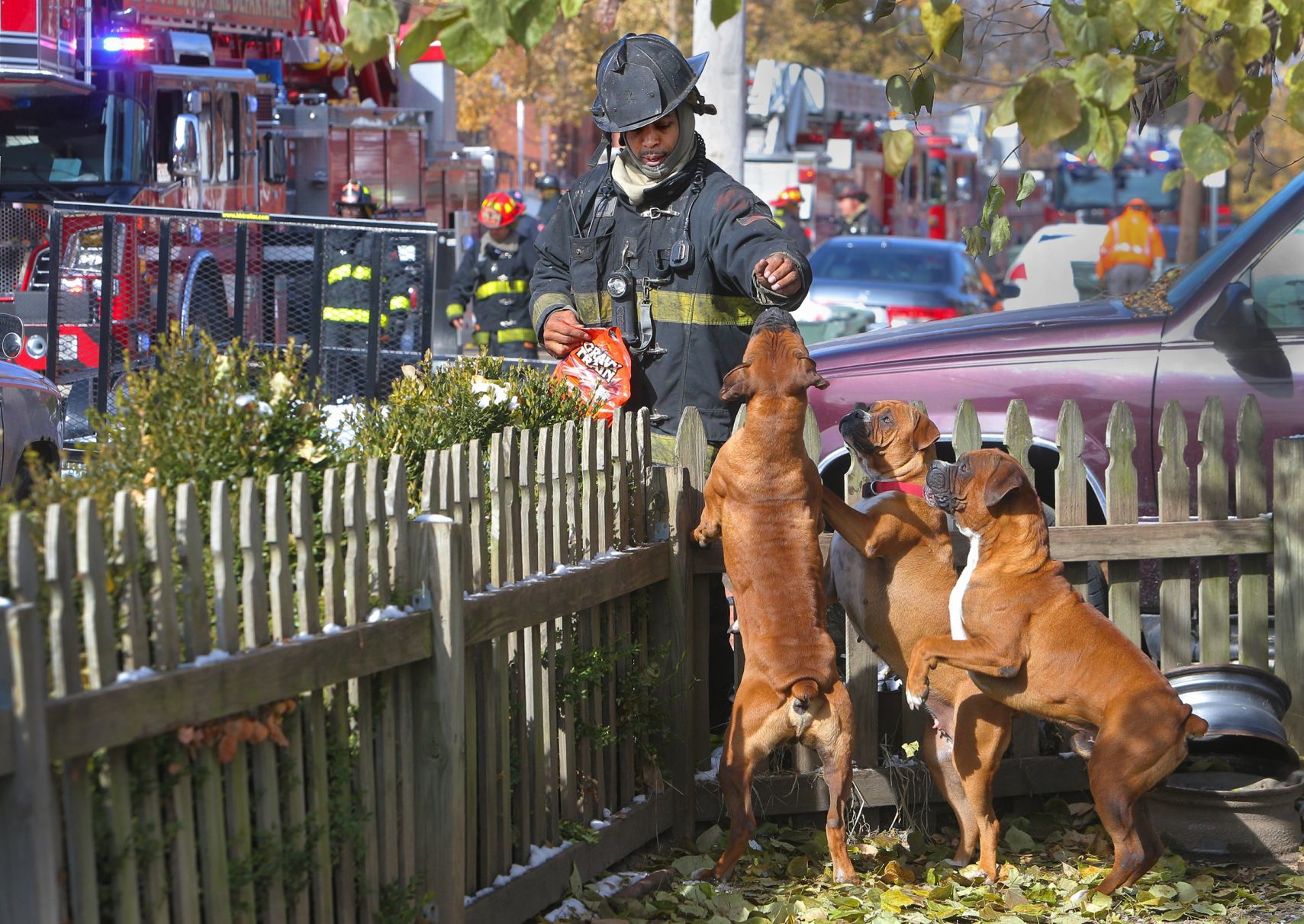 A House Burns on Randall Place